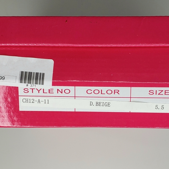 CR Collection Women's Platform 5" High Heel Shoes, Beigh, Excellent Condtion - Picture 7 of 9